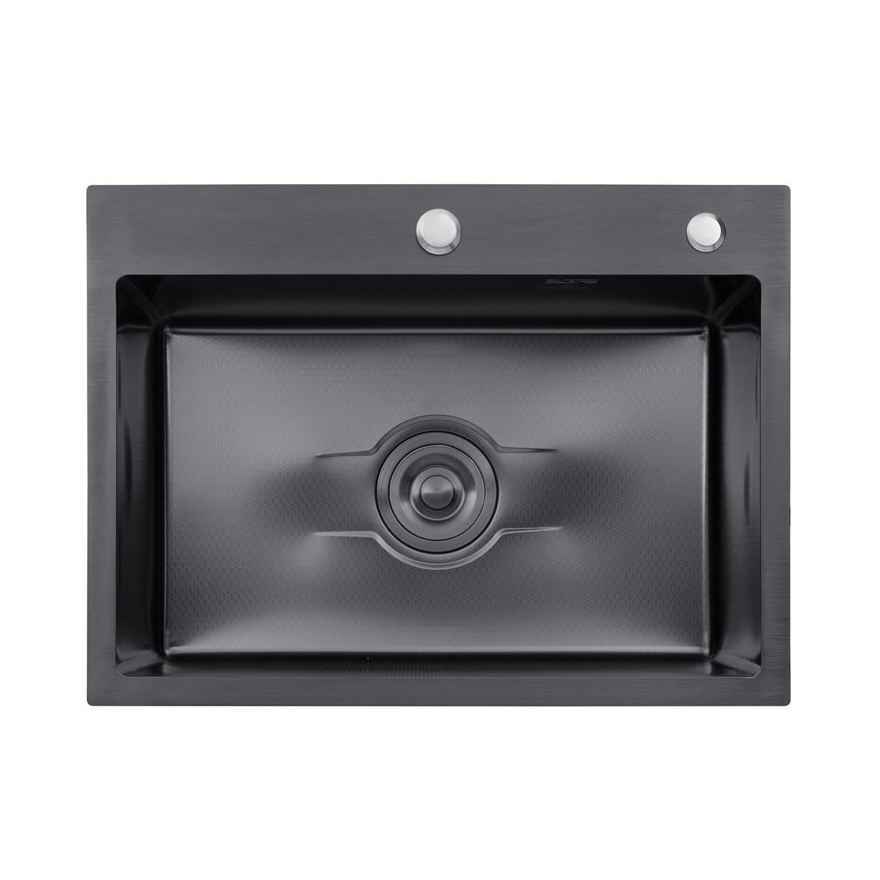 Мойка для кухни Kroner KRP Derby 5843HM PVD 2,5/0,5 мм