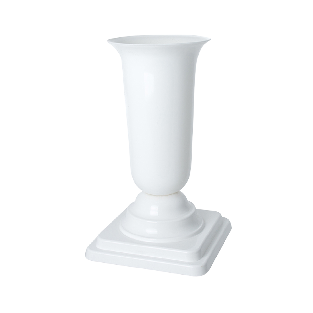 Вазон Дама с подставкой 15,5 см Белый (46551) - фото 2 Вазон Дама с подставкой 15,5 см Белый (46551) - фото 2