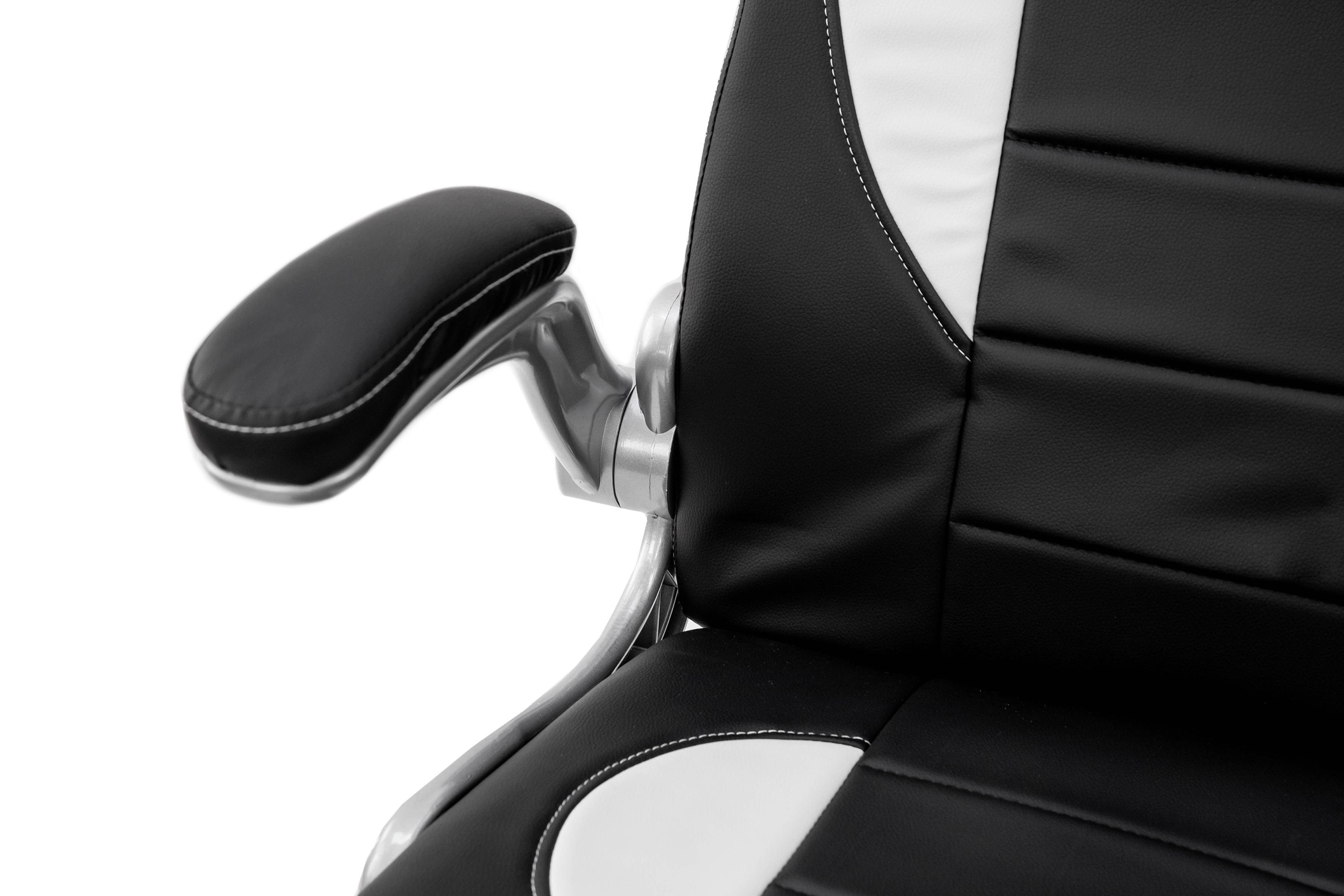 Офисное кресло Мікс Меблі Плей 500x1130x490 мм Черный/Белый (GAА0057066) - фото 7 Офисное кресло Мікс Меблі Плей 500x1130x490 мм Черный/Белый (GAА0057066) - фото 7