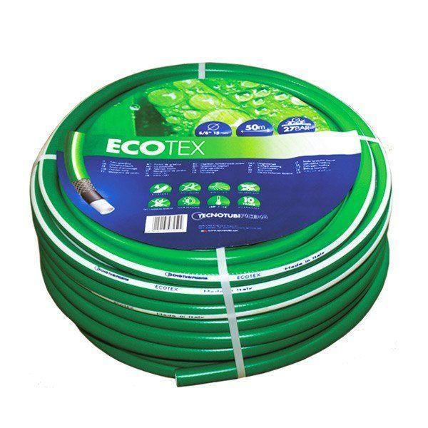 Шланг садовый Tecnotubi EcoTex для полива d 3/4" 50 м (ET 3/4 50)