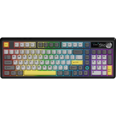 Клавиатура Ajazz AK980 V2 Gift Switch V2 Bluetooth/USB UA Black/Grey/Yellow (AK980-V2-G-BGY)