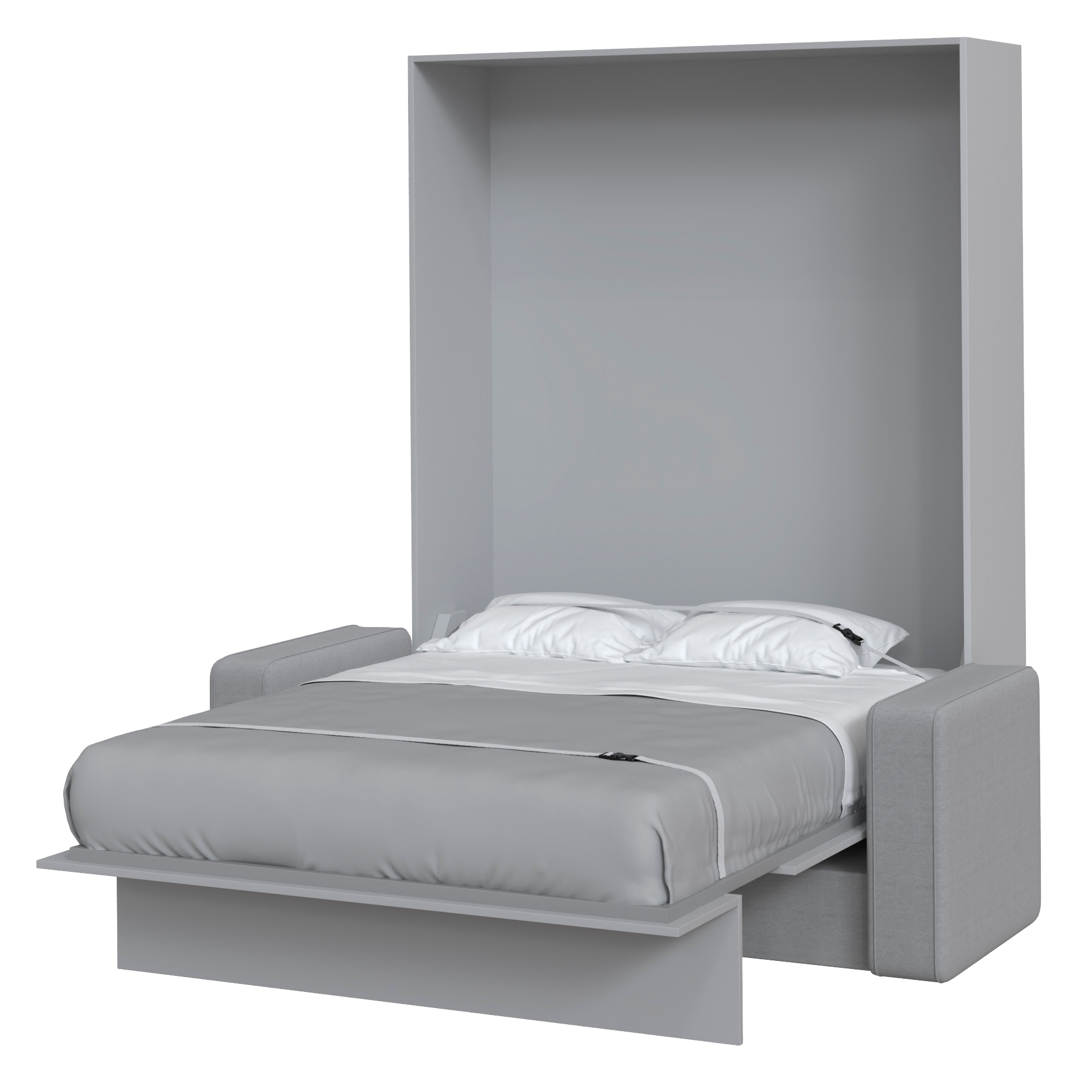 Шкаф-кровать-диван JUPITER-180 NEW Стальной Серый