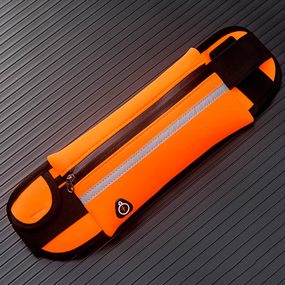 Сумка на пояс спортивная для бега J&B Оранжевый