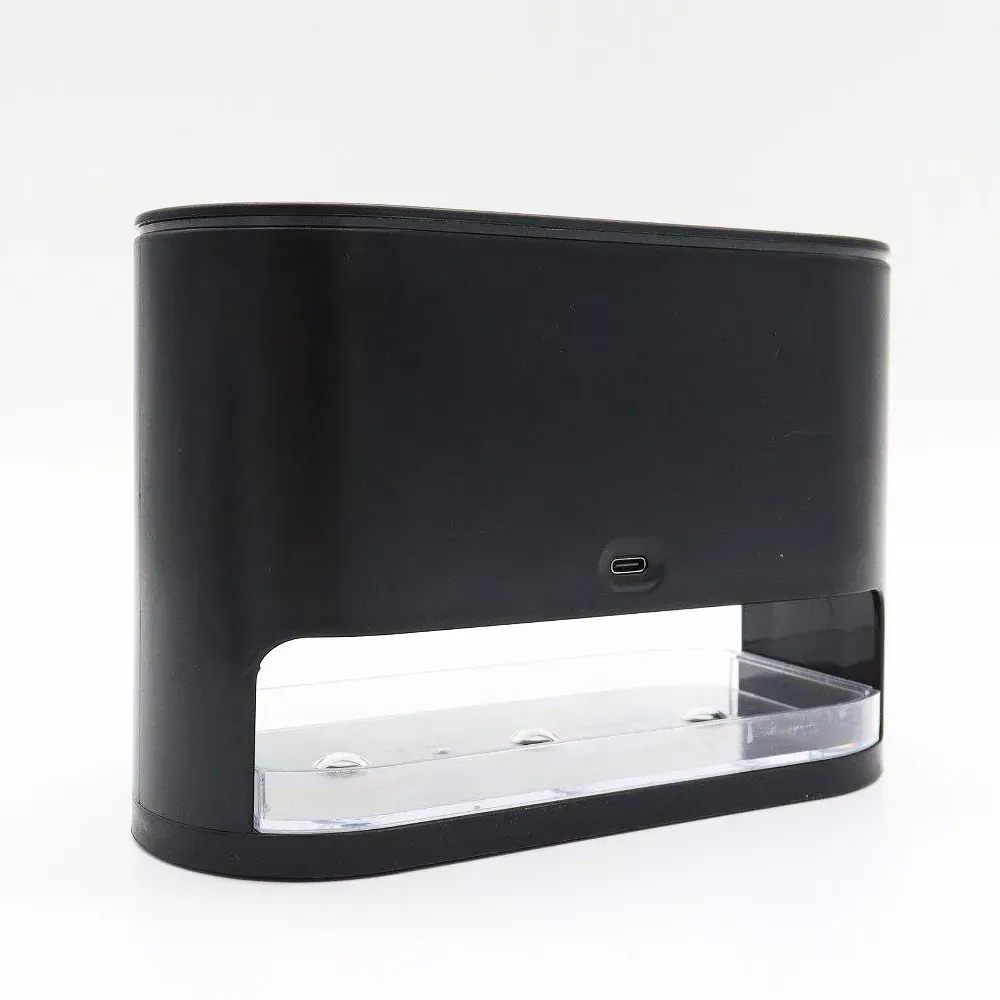 Увлажнитель воздуха соляная лампа 3в1 с USB и эффектом пламени Черный (234572287) - фото 8