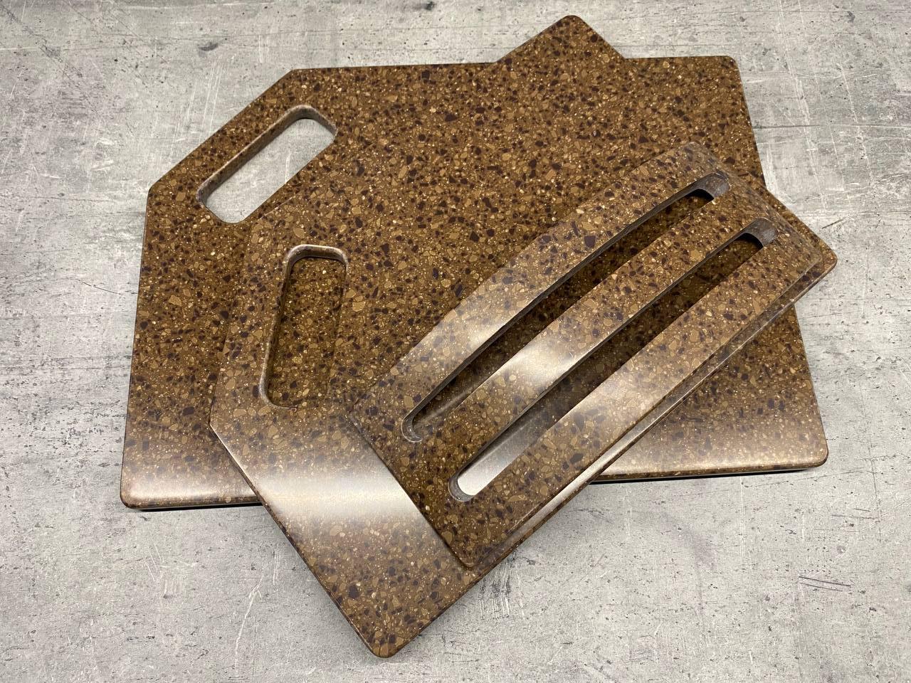 Набор кухонных досок Rembrandt Desertcastle из искусственного акрилового камня 2 шт. (23854545) - фото 2 Набор кухонных досок Rembrandt Desertcastle из искусственного акрилового камня 2 шт. (23854545) - фото 2