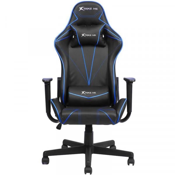 Кресло игровое Xtrike ME Advanced Gaming Chair GC-909 50 мм Черно-синий (GC-909BU)