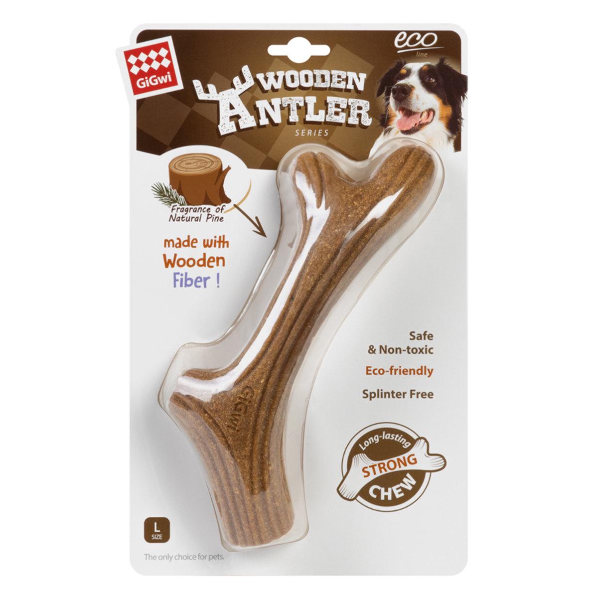 Іграшка для собак Ріг жувальний GiGwi Wooden Antler L (25881192) - фото 2 Іграшка для собак Ріг жувальний GiGwi Wooden Antler L (25881192) - фото 2