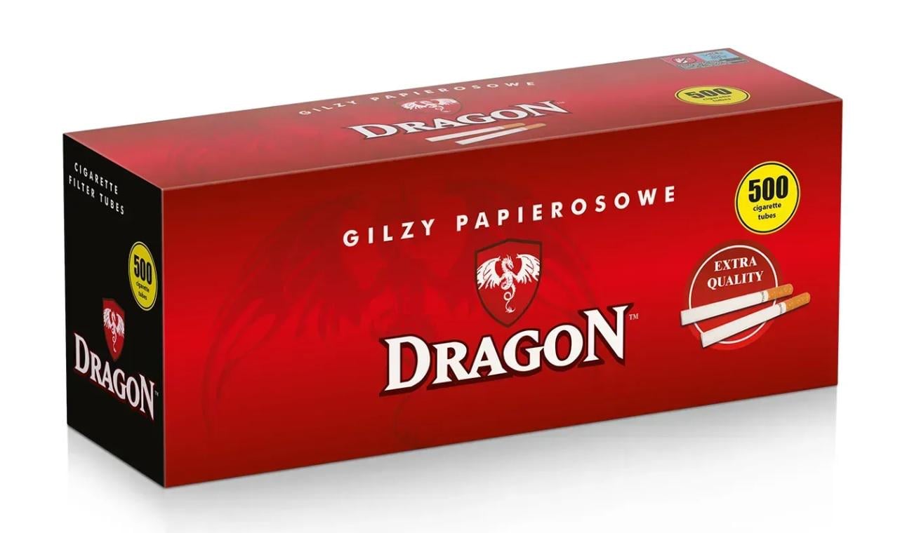 Гільзи для цигарок Dragon 8 мм 500 шт. - фото 1 Гільзи для цигарок Dragon 8 мм 500 шт. - фото 1