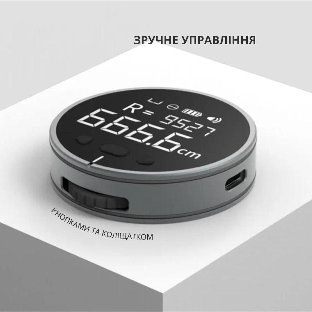 Рулетка електрона швейна/будівельна 100 м (00653) - фото 3