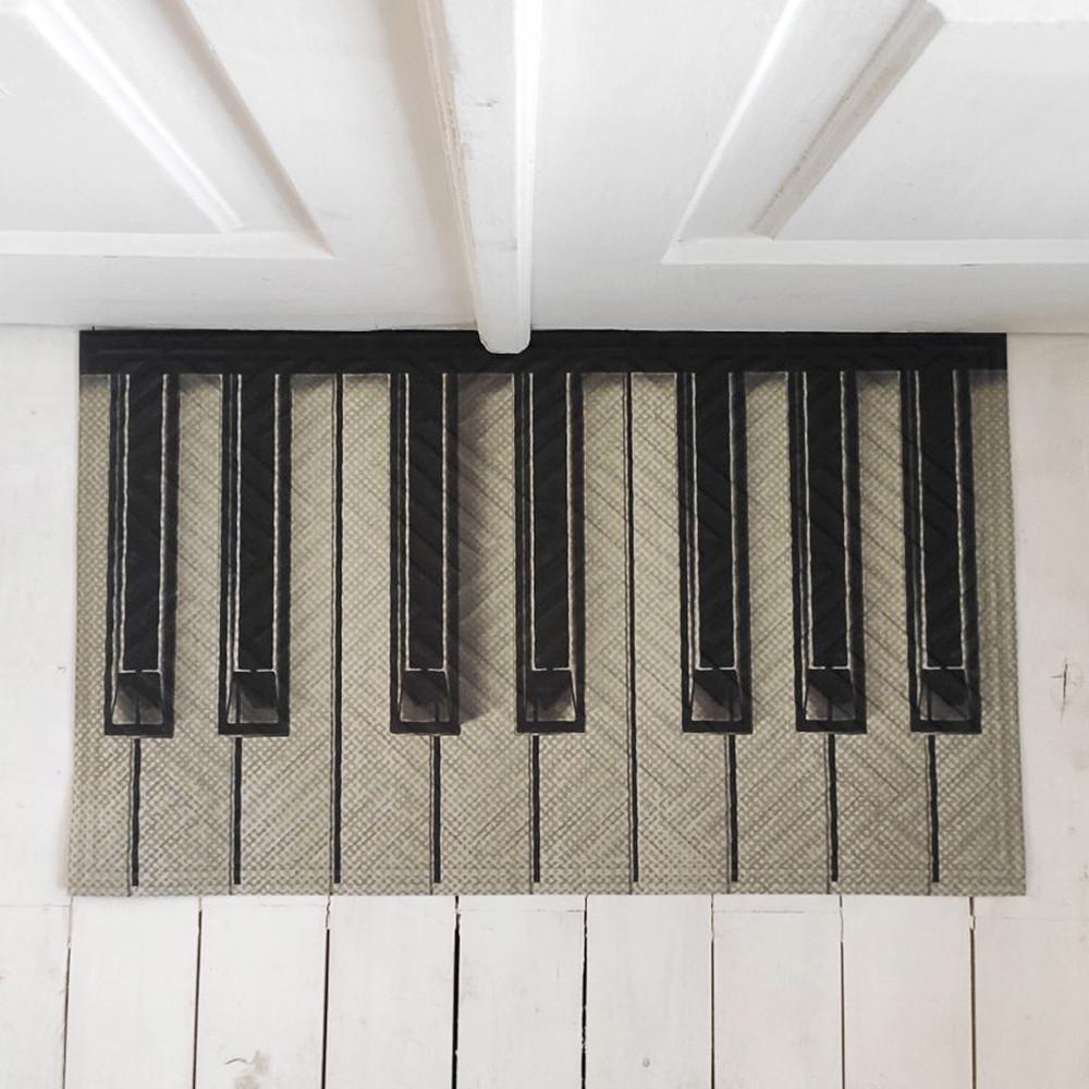 Коврик придверный Presentville с принтом Пианино Музыка (KOV 24L004)