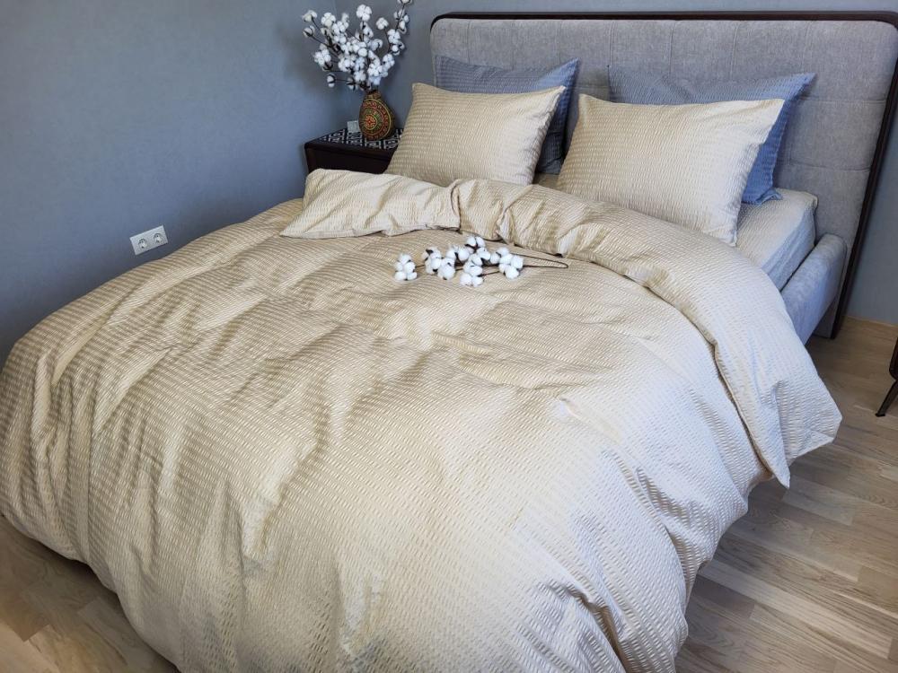 Комплект постельного белья Кис S2004 сатин Premium Gofre полуторный/наволочки 50х70/70х70 см (6456) - фото 4 Комплект постельного белья Кис S2004 сатин Premium Gofre полуторный/наволочки 50х70/70х70 см (6456) - фото 4