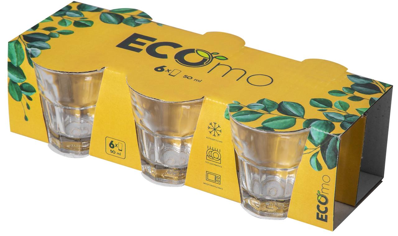 Набір чарок Ecomo Coloss 50 мл 6 шт. (RYG1034) - фото 1