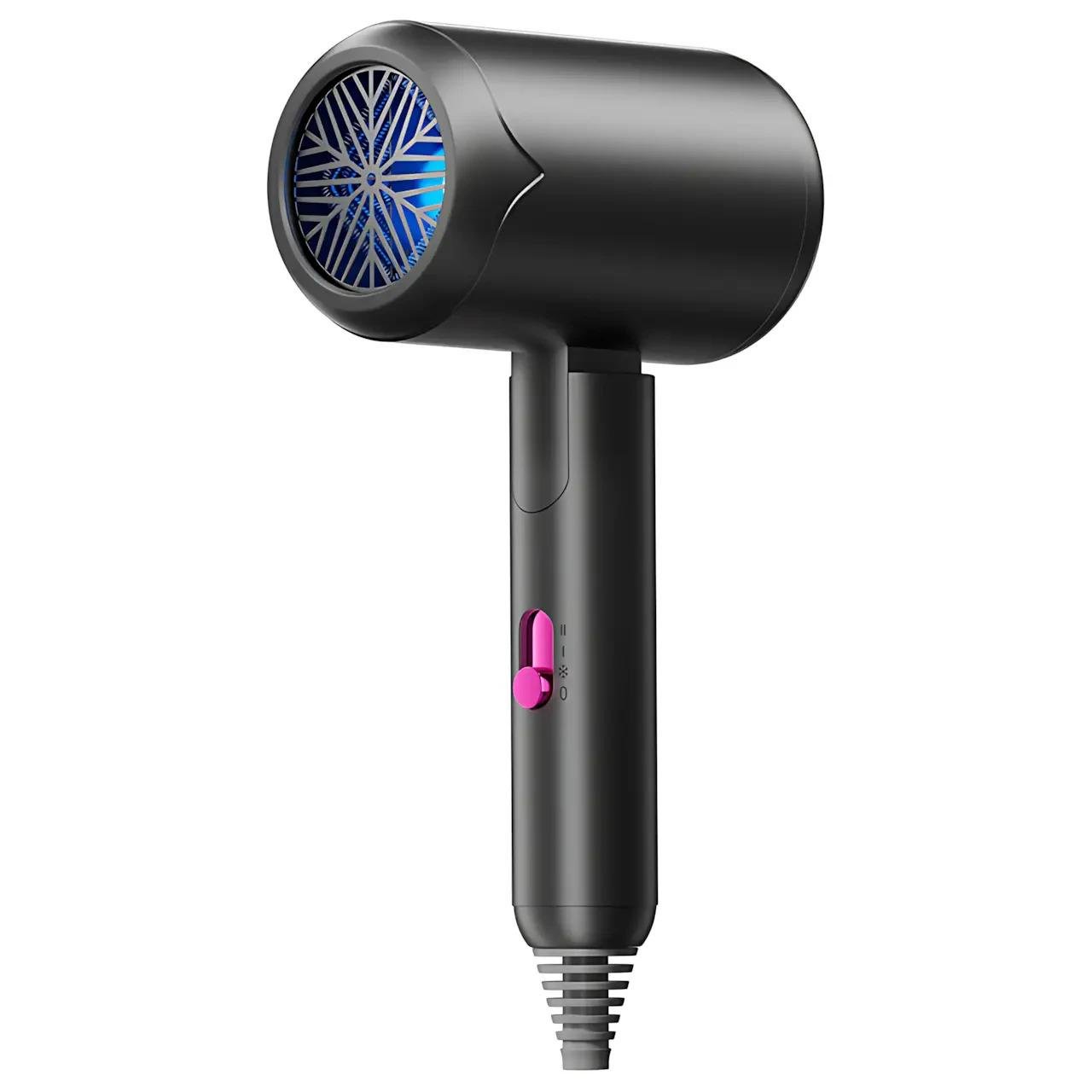 Фен дорожный для волос Ande Air Blower LY-811 складной 1800 Вт 3 скорости Серый (363836А)