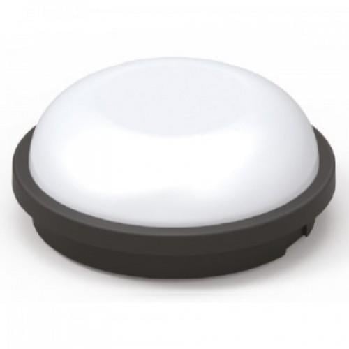 LED-свiтильник круглий 20W 4200K 2000 Lm 230V IP65 d 222 мм Чорний (ARTOS-20/400-011-128)