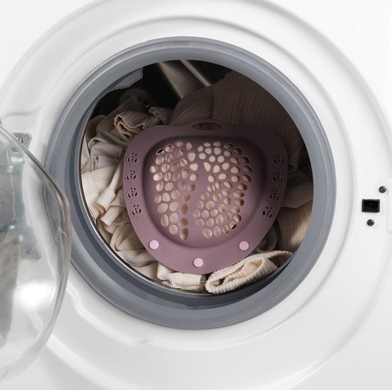 Мішок силіконовий для прання білизни 14979 22х22,5 см Блідо-рожевий (5002559) - фото 2