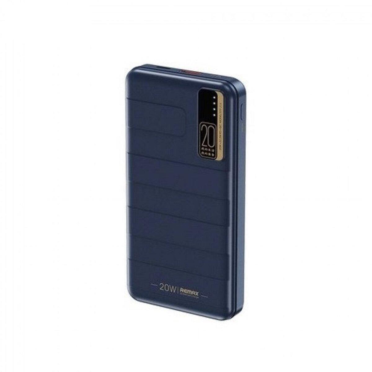 Внешний аккумулятор Remax Noah Series 20 W+22,5 W PD+QC Fast Charging Power Bank 20000mAh (RPP-316 Blue) - фото 1