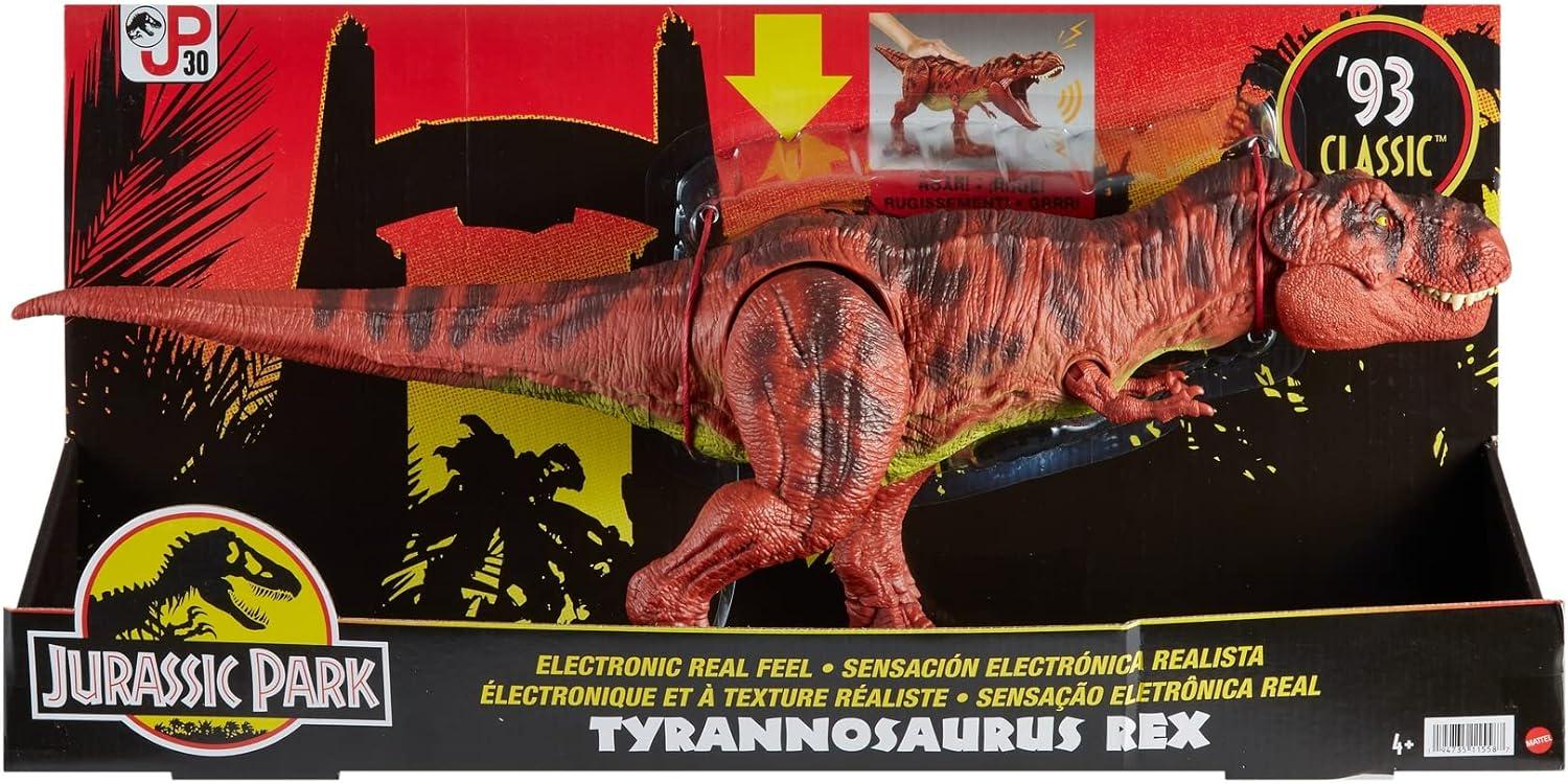 Динозавр Тиранозавр Рекс Jurassic World Tyrannosaurus Rex Red Electronic Real Feel Action Figure (1245869632)
