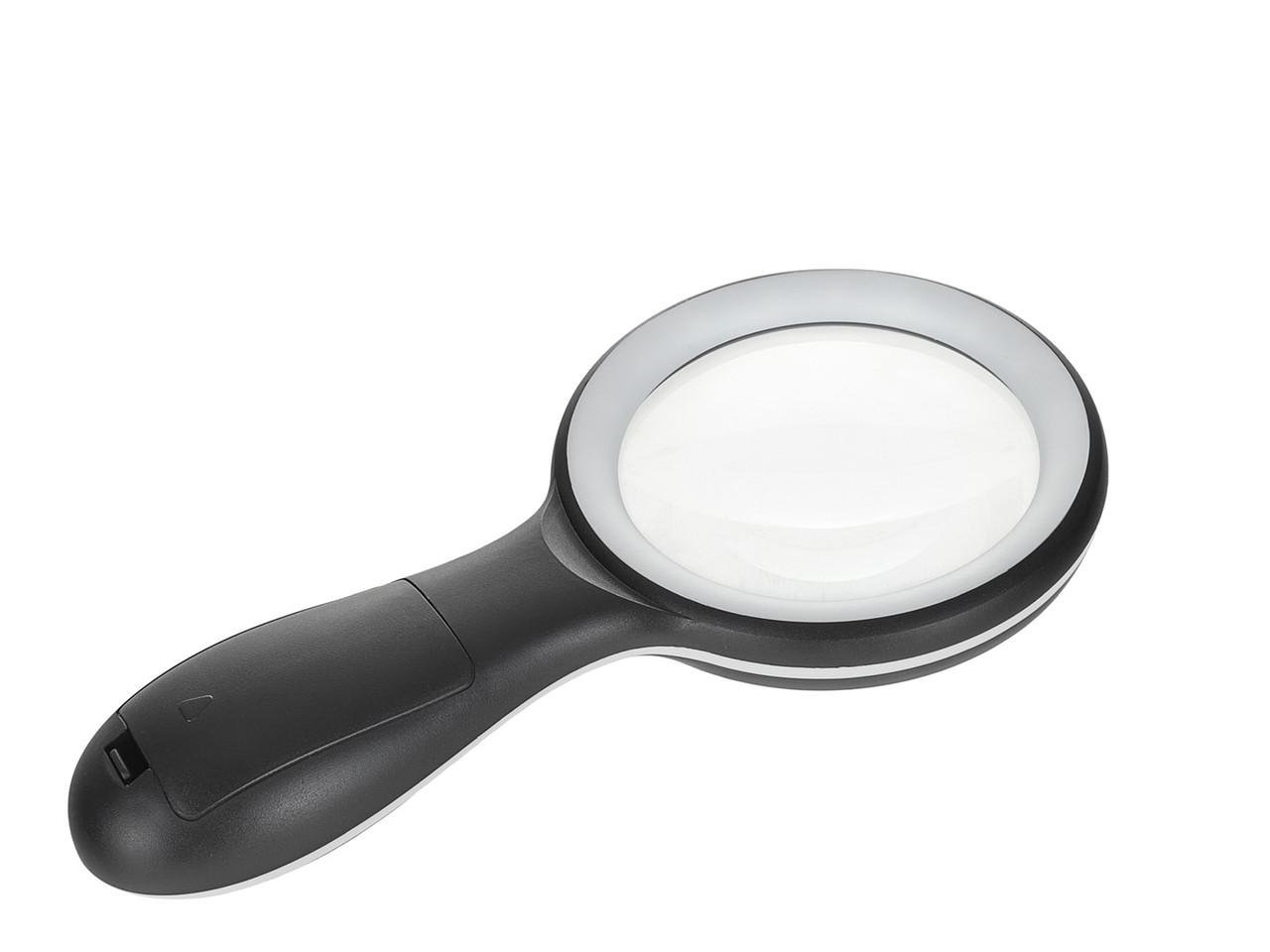 Лупа GeKo з підсвіткою 18 LED 10-кратна діаметр скла 88 мм загальна доржина 213 мм (G03223) - фото 3 Лупа GeKo з підсвіткою 18 LED 10-кратна діаметр скла 88 мм загальна доржина 213 мм (G03223) - фото 3