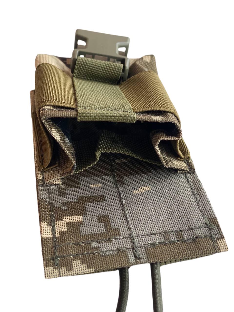 Подсумок для рации универсальный Пиксель чехол Motorola Kenwood TYT Baofeng (23668862) - фото 4 Подсумок для рации универсальный Пиксель чехол Motorola Kenwood TYT Baofeng (23668862) - фото 4