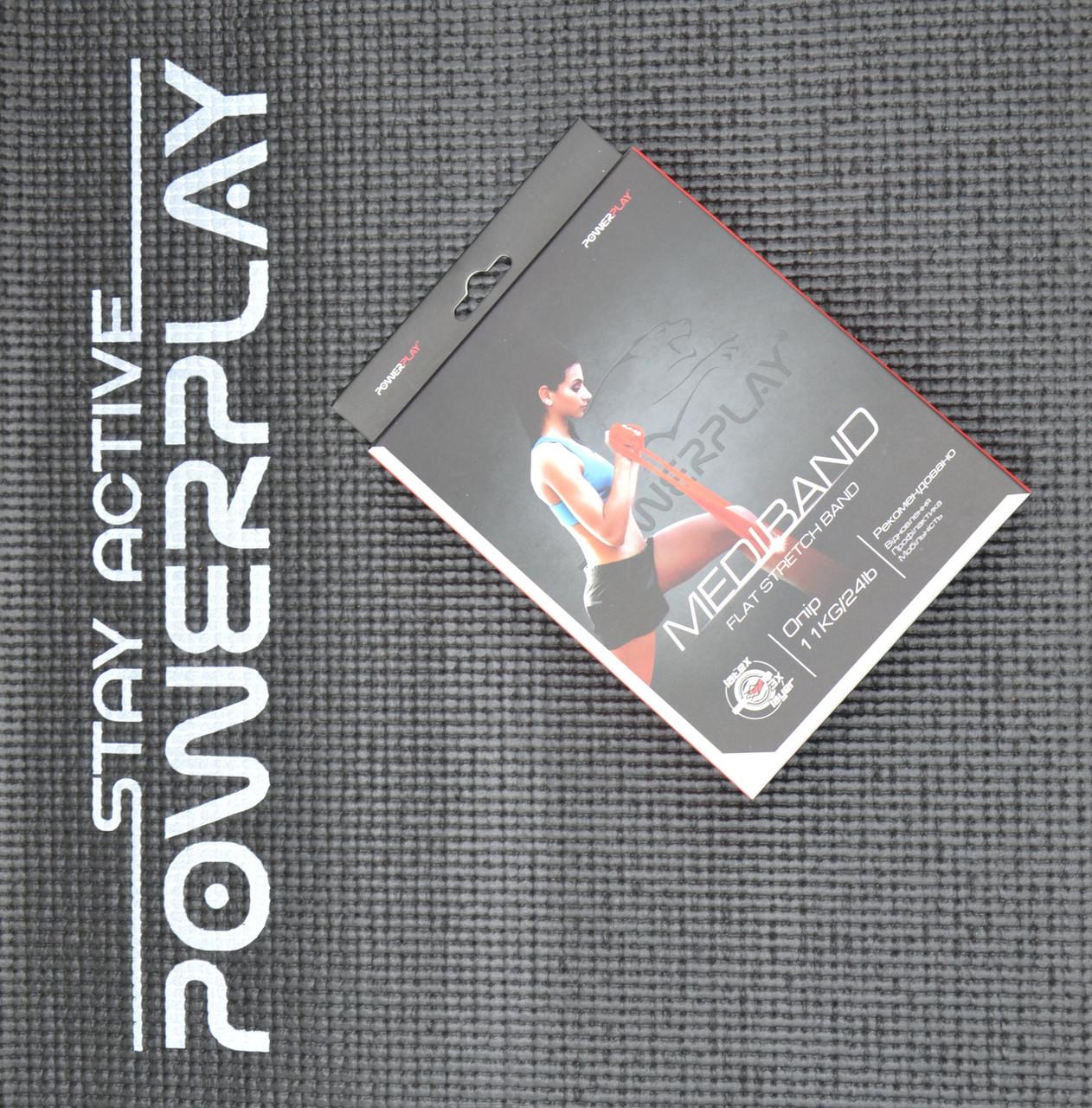 Лента-эспандер для фитнеса и реабилитации PowerPlay 4112 MediBand Heavy 11 кг 0,6 мм Красный (A-011809) - фото 10