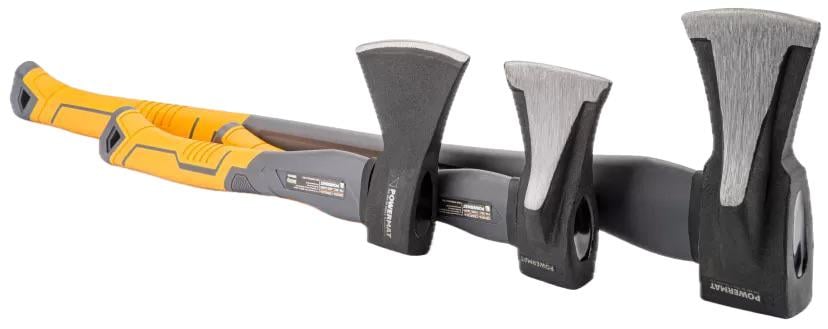 Набір сокир-колунів Powermat з антиковзкою ручкою 3 шт. 600/1000/2000 г (PM-ANTK.)