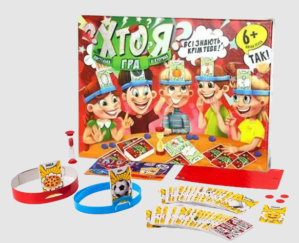 Настольная игра Danko Toys Хто я Разноцветный (SR-113-N-574) Настольная игра Danko Toys Хто я Разноцветный (SR-113-N-574)