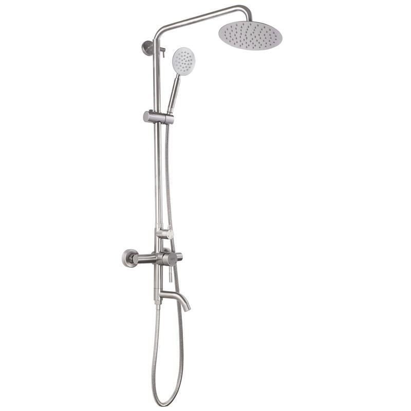 Душова колона із змішувачем Zerix SUS-009-J із нержавіючої сталі (ZX3240)