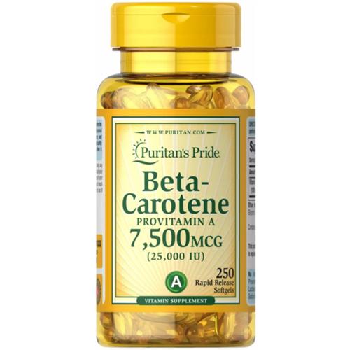 Витамин A Puritan's Pride Beta-Carotene 25 000 IU 250 Softgels