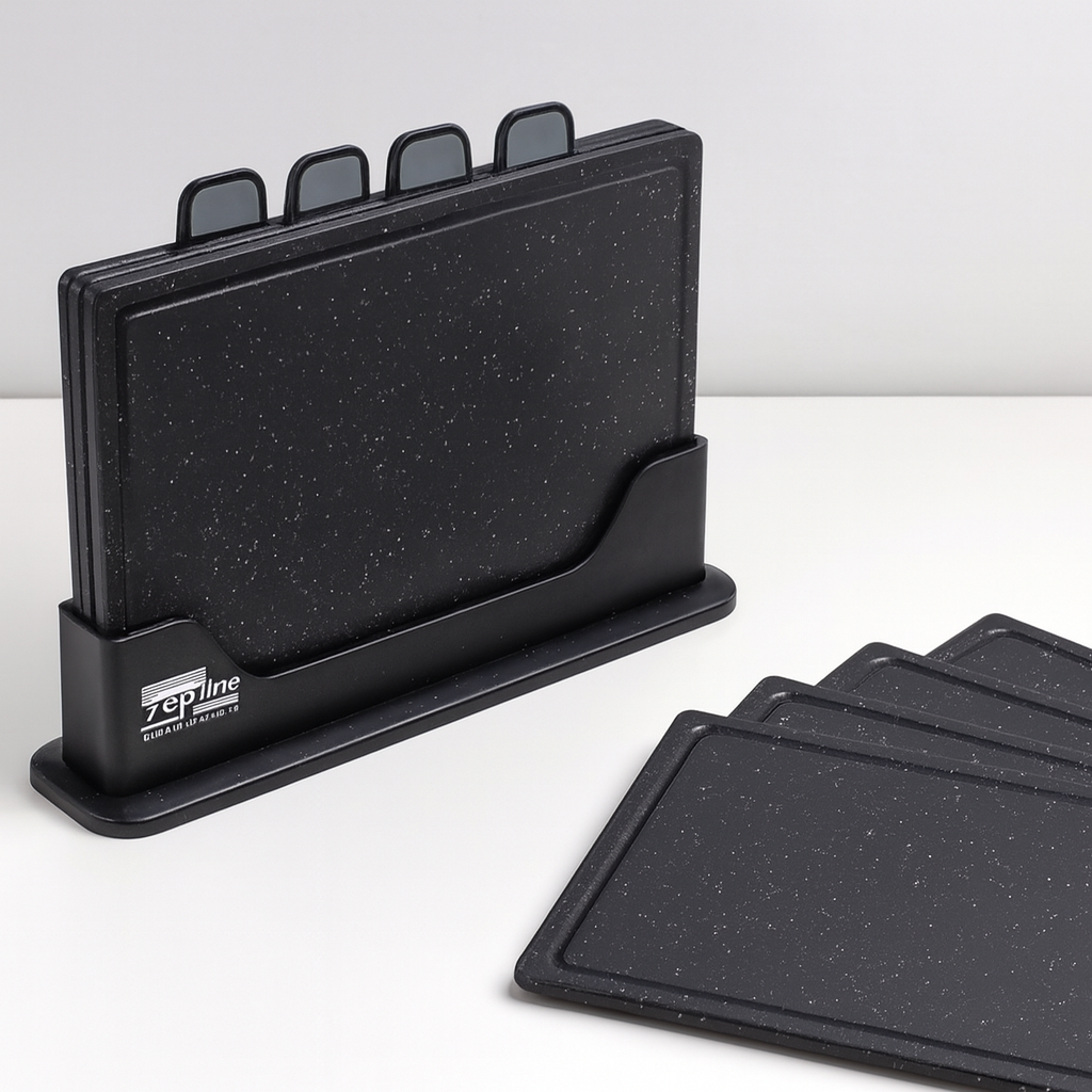 Набор разделочных досок ZepLine ZP-00220 4 шт. Черный - фото 2