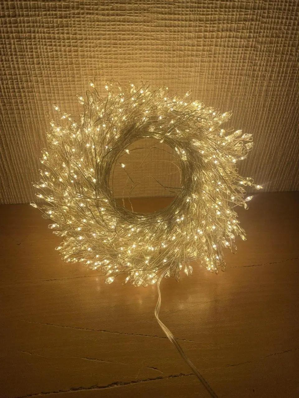 Гірлянда роса мішура 50 м Білий теплий (345353) - фото 2