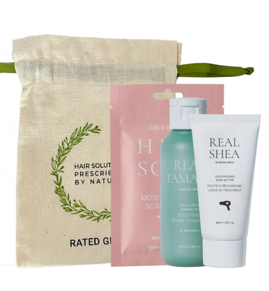 Набор миниатюр для волос Rated Green Real Tamanu 100 мл (0000003227)