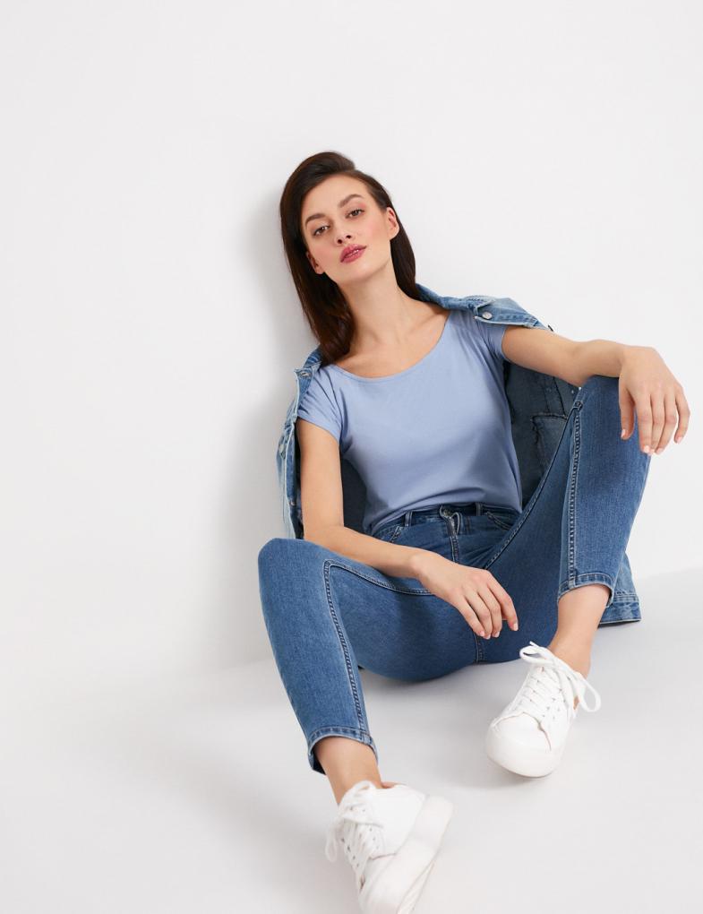 Джинси жіночі Diverse NUMPUK р. 34 Блакитний (5902598536921)