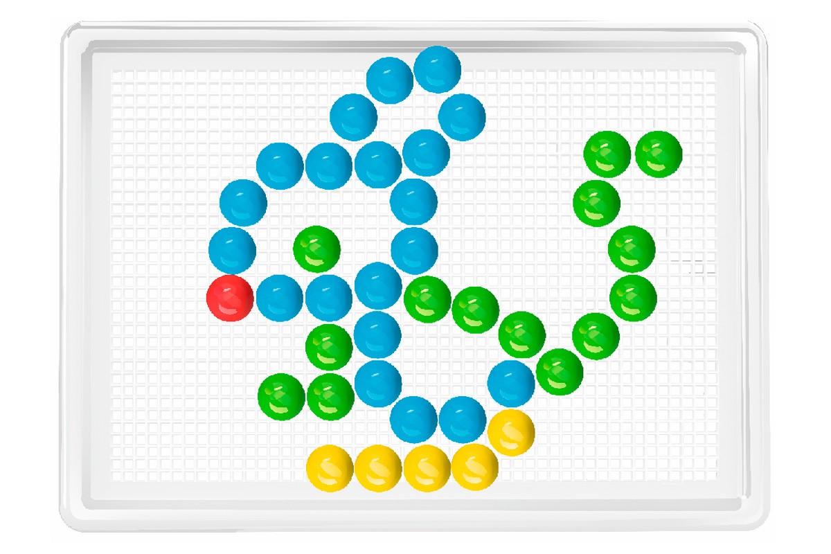 Дитяча мозаїка ТехноК No6 18 мм 4 кольори 140 шт. (3381) - фото 3 Дитяча мозаїка ТехноК No6 18 мм 4 кольори 140 шт. (3381) - фото 3