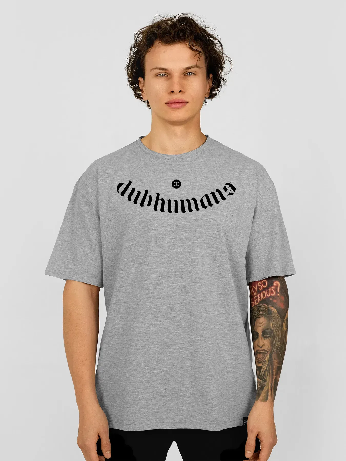 Футболка мужская оверсайз Gothic XL-2XL Серый (26845083)