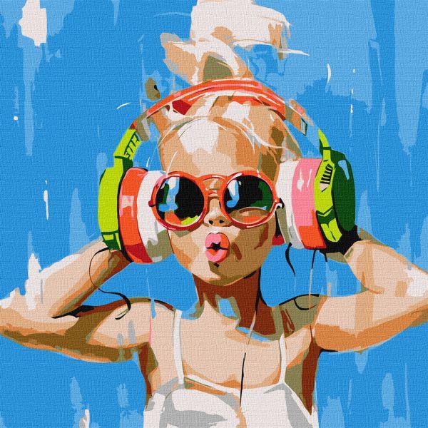 Картина по номерам Ideyka Ее летний бит 50x50 см (Id-KHO8545)