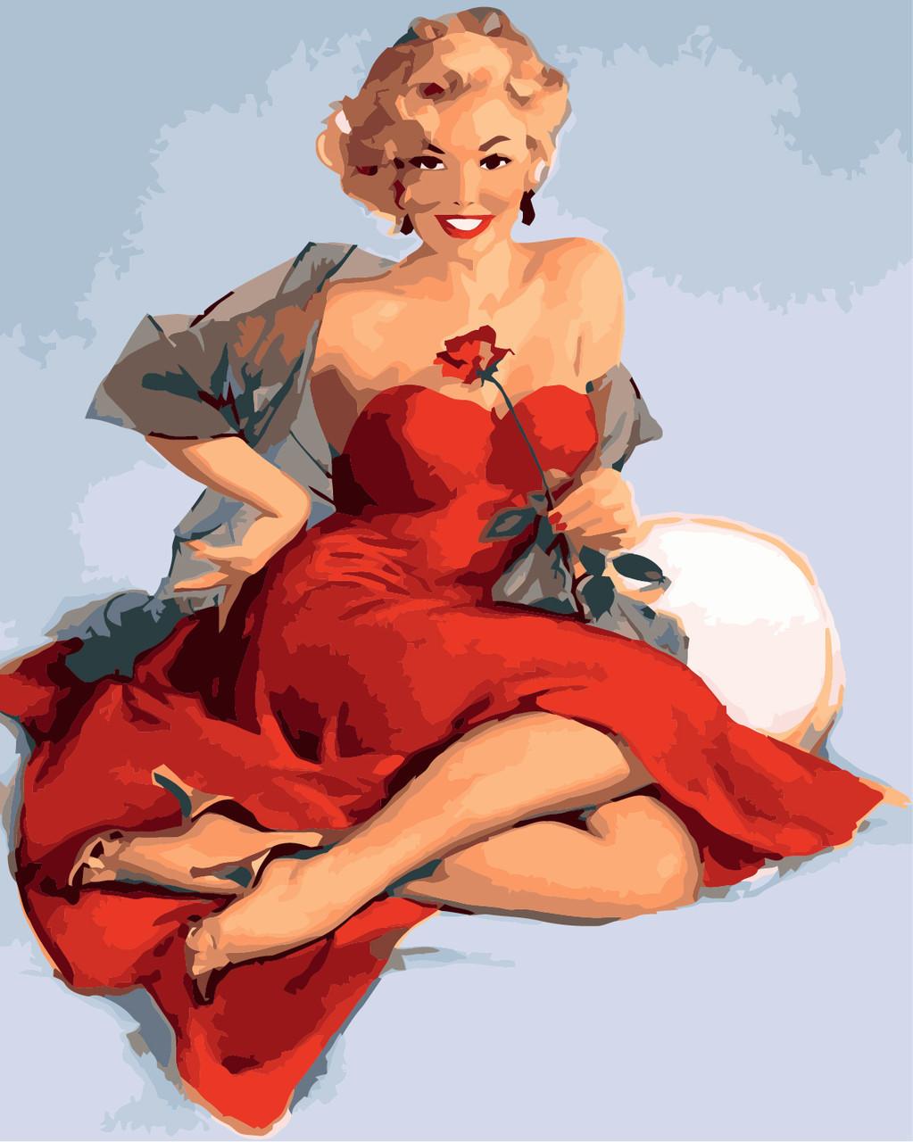 Картина по номерам Идейка Кокетка 40x50 см (skl-КНО2653)