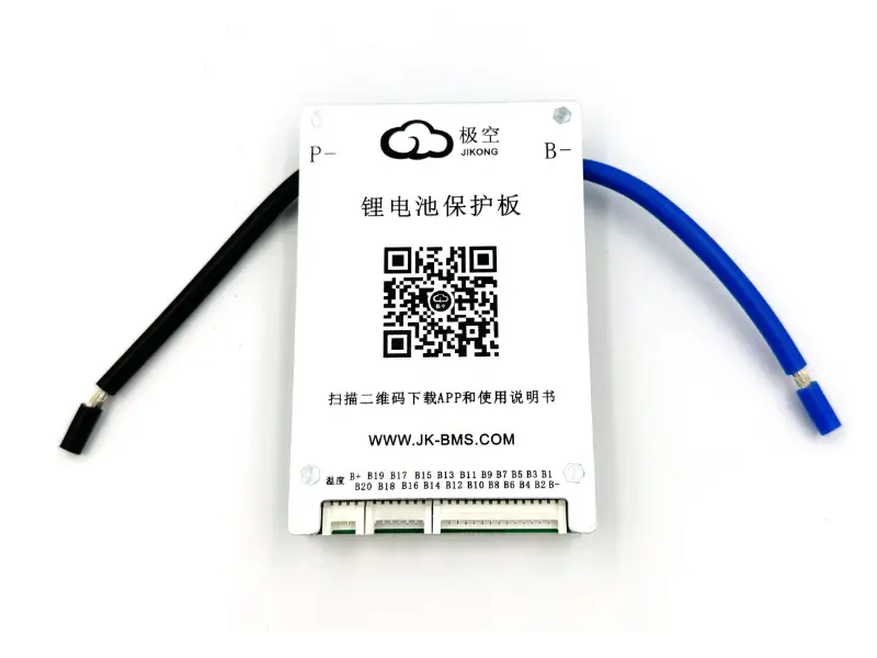 Контроллер заряда BMS 40A 4S-8S Lifepo4/Li-ion/LTO с активной балансировкой 0,4A JK-BD4A8S4P с кнопкой ативации JiKong