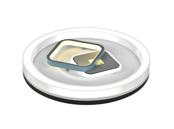 Люстра светодиодная пристальная Valeso 105 Вт 47 см Белый/Черный (2H-005) Люстра светодиодная пристальная Valeso 105 Вт 47 см Белый/Черный (2H-005)