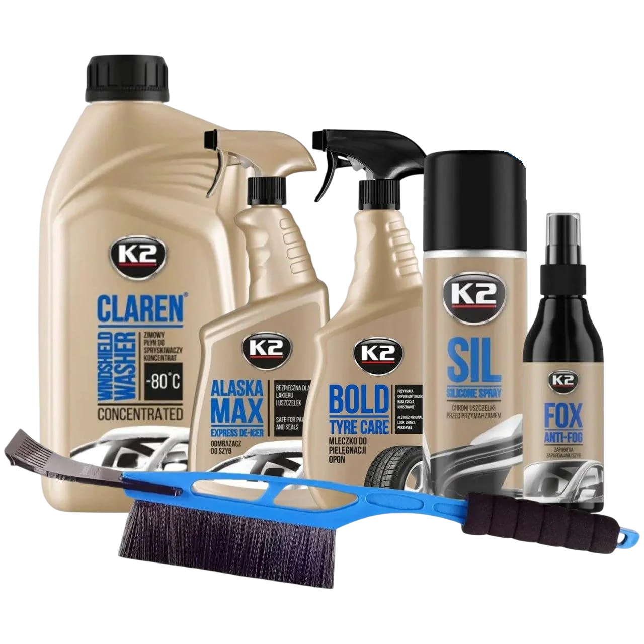Набір зимовий K2 для догляду за авто