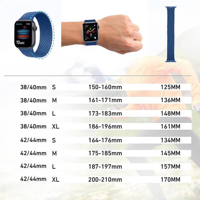 Ремешок Promate Fusion-40M для Apple Watch 38-40 мм 1/2/3/4/5/6/SE Blue - фото 5