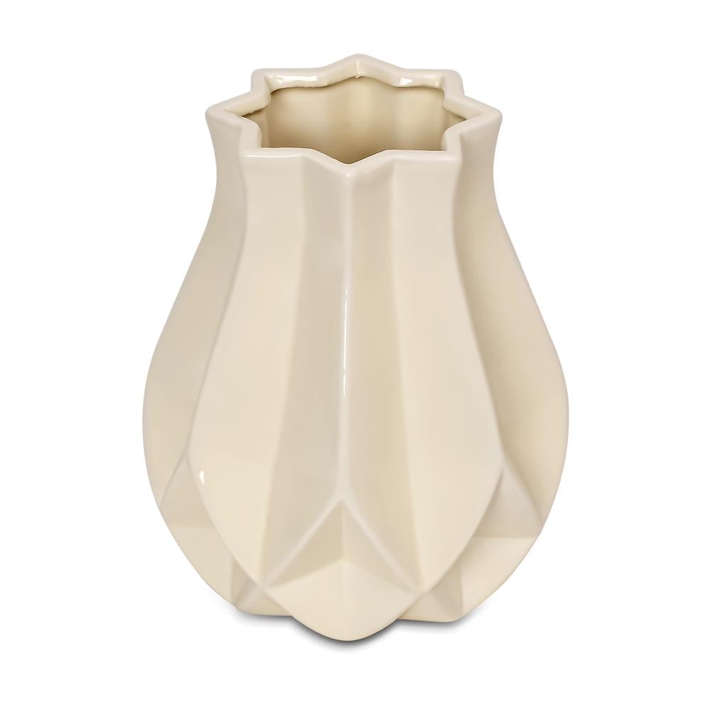 Ваза из керамики Stenson R94047 Tulip 15x17 см (602866)