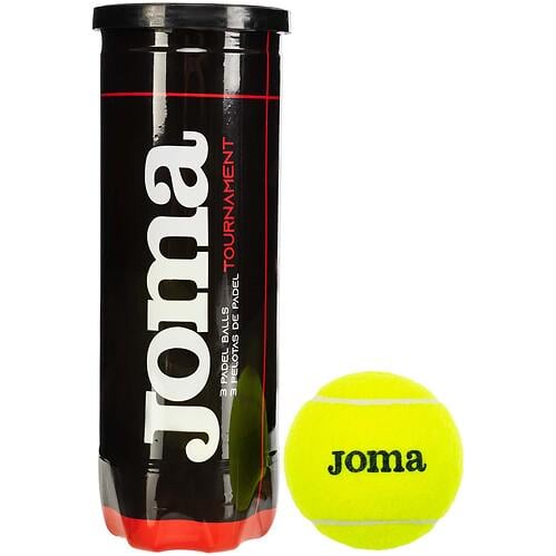 М’ячі для падельного тенісу Joma PADEL TOURNAMENT 400999-900 3 шт. Салатовий (31773474)