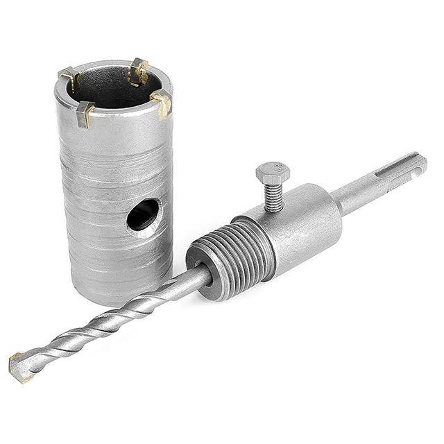 Комплект Intertool SD-7036 свердло корончасте по бетону 36 мм + перехідник SDS Plus 100 мм (118578) - фото 4