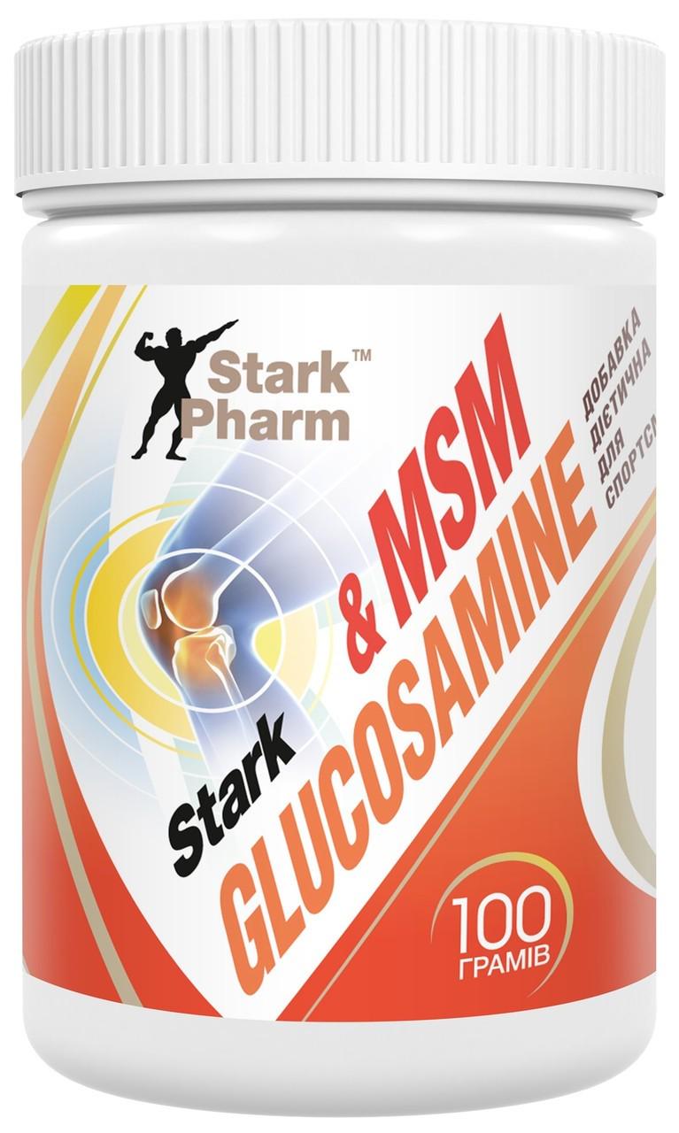 Для суставов и связок Stark Pharm Glucosamine & MSM 100 г
