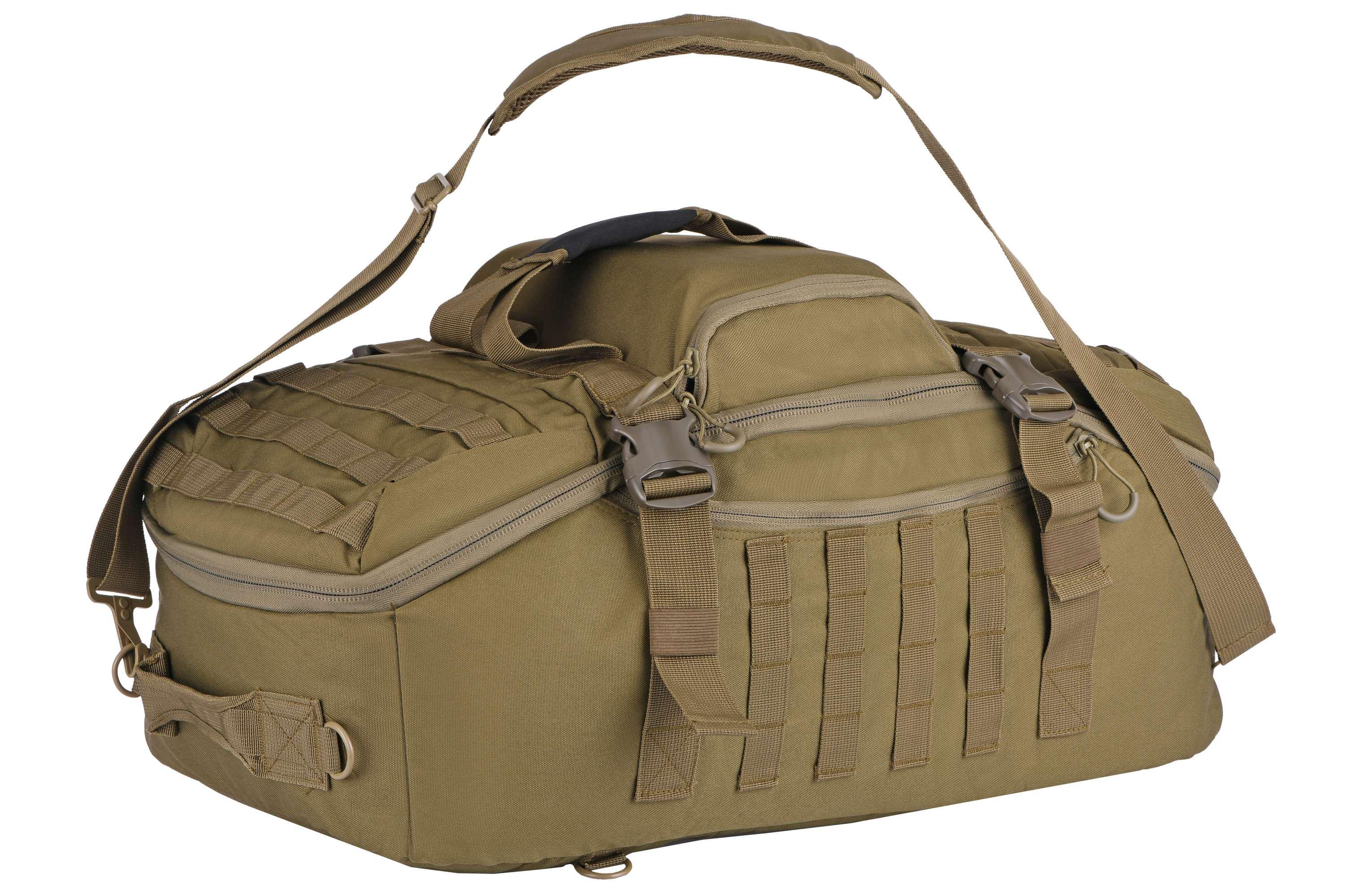 Сумка-баул-рюкзак 2E Tactical L 50 л Olive Drab Green (2E-MILDUFBKP-L-OG)