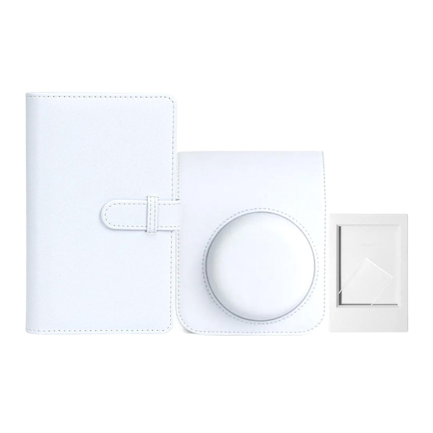 Чехол с фотоальбомом 108 и фоторамкой Fujifilm instax mini 12 White