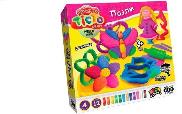 Набор креативного творчества Тесто для лепки Master Do Пазлы (1TMD-11-01U,02U)