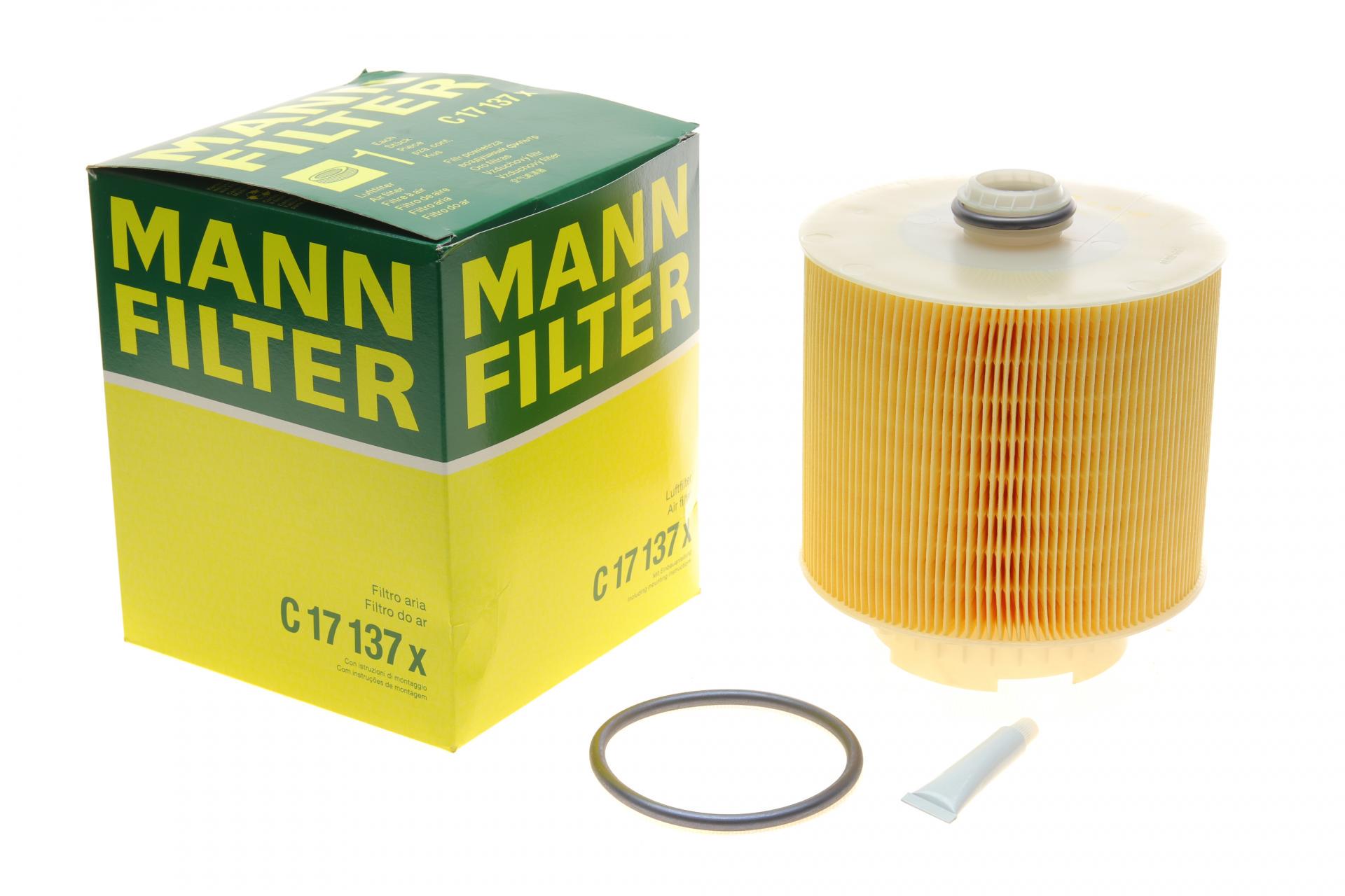 Фильтр воздушный Mann-Filter для Audi A6 2,7TDI/3,0TDI V6 04-11- (C 17 137 X) Фильтр воздушный Mann-Filter для Audi A6 2,7TDI/3,0TDI V6 04-11- (C 17 137 X)