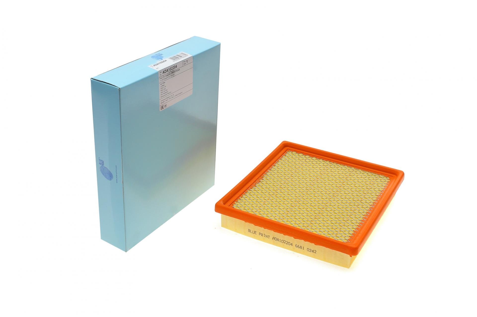 Фильтр воздушный BLUE PRINT для Dodge Avenger 2,7/3,5i 07-/Chrysler Voyager 2,4-3,8i 00- (ADA102204)