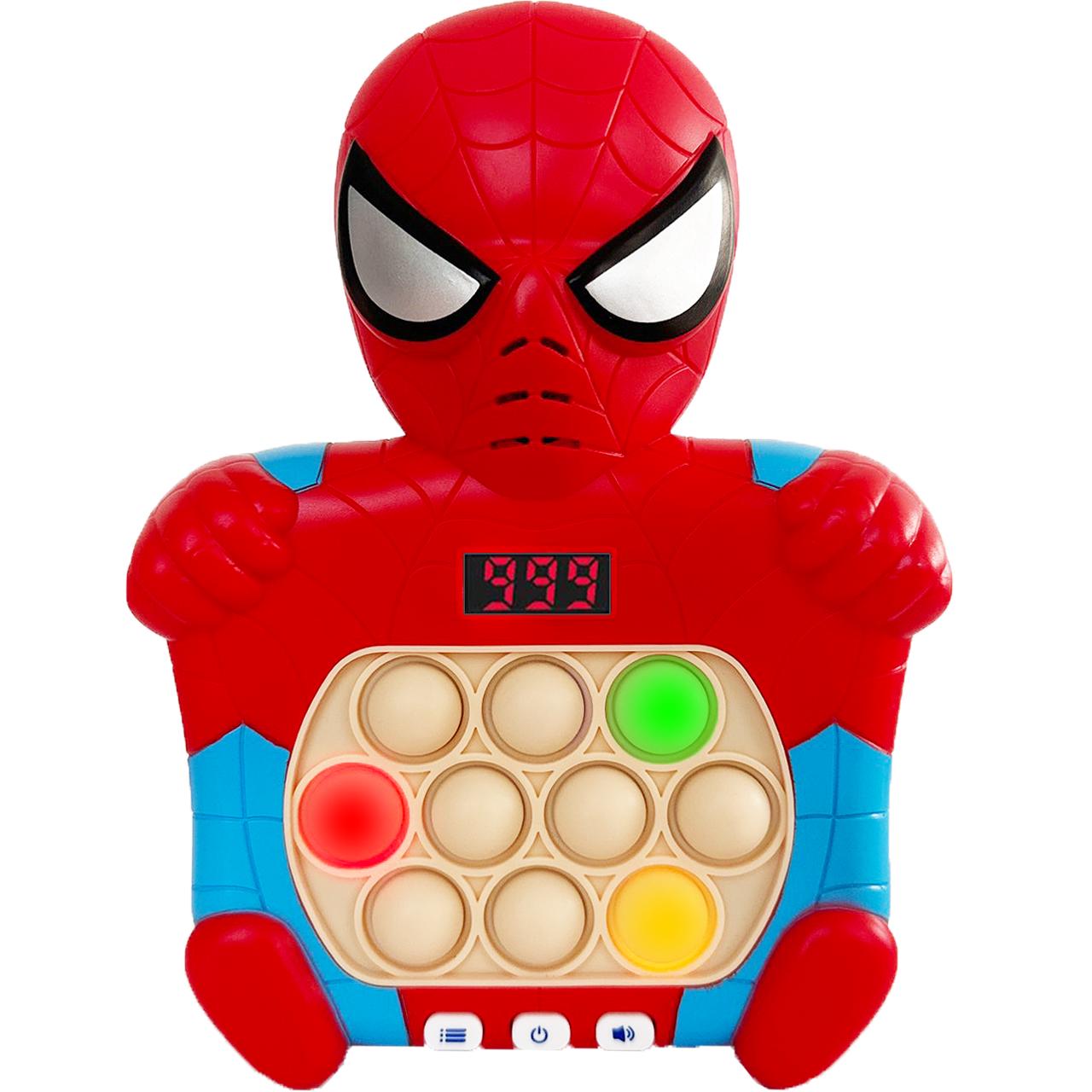 Интерактивная игрушка Quick Push Game Pop It 999 уровней Spiderman Full (20378352)